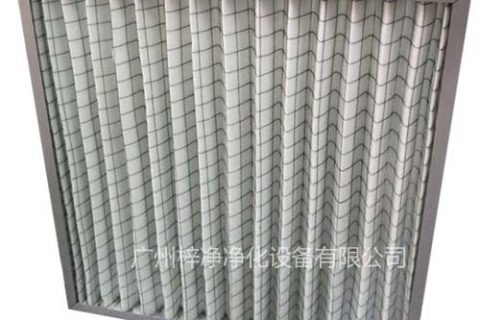 折叠式初效板式过滤器